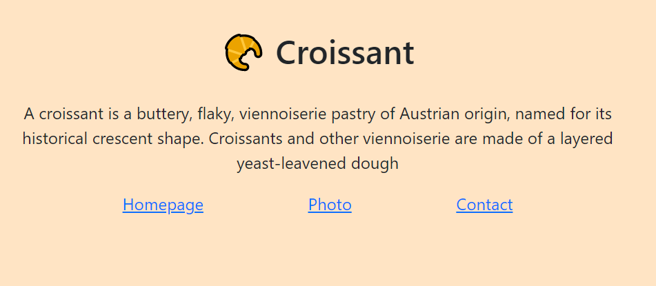 Croissant project picture